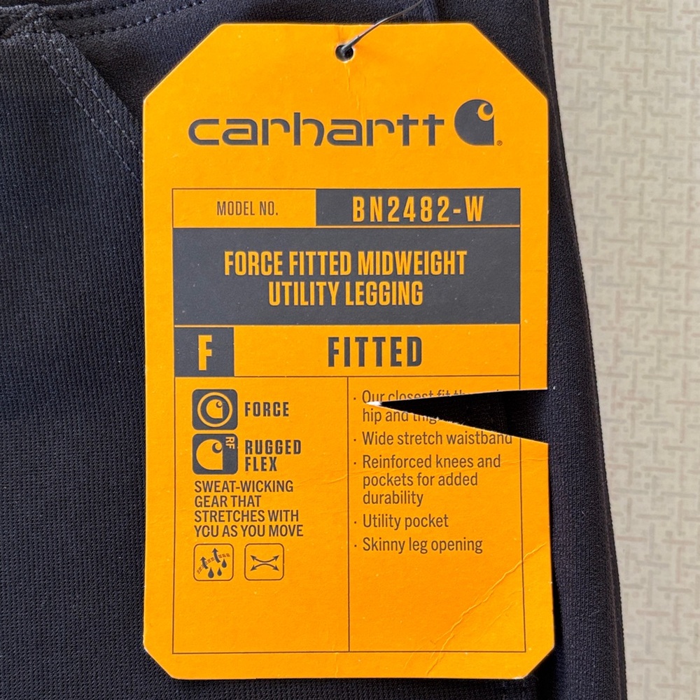 Carhartt Women's Black Performance Leggings - Picture 3 of 4